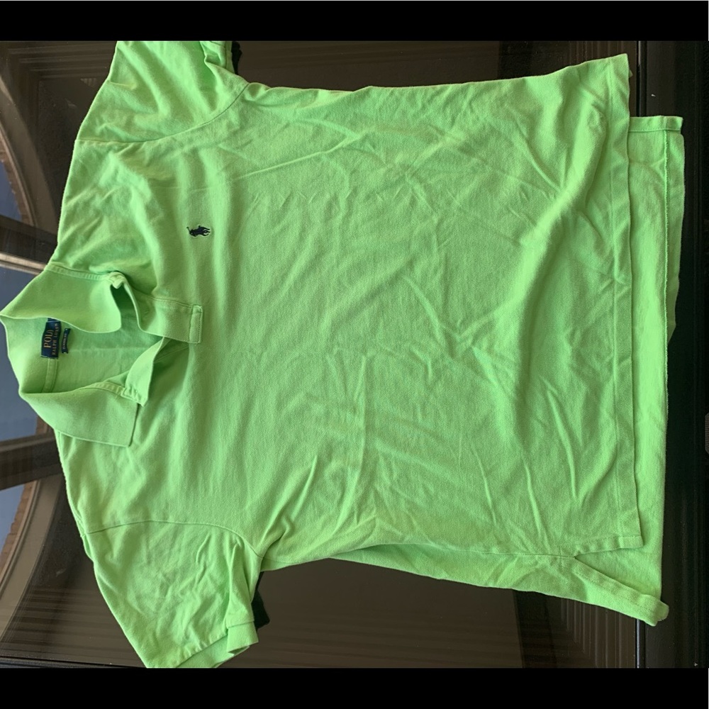 Green Polo Button up